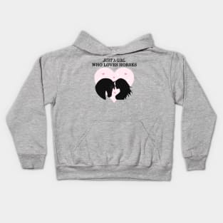 Horse Lover Girl Kids Hoodie